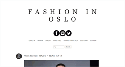 Desktop Screenshot of fashionistainoslo.com
