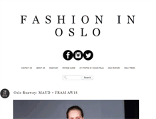 Tablet Screenshot of fashionistainoslo.com